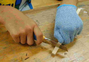 スペクトラ子供用手袋【守っ手ね】(耐刃てぶくろ)左右兼用 青通販格安セール情報 楽天 通販