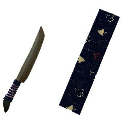 肥後守（ひごのかみ）ミニ御守り刀　フラワーネイビー×パープル通販格安セール情報　楽天　通販