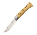 OPINEL(オピネル) 1551No.7 ステンレス刃長80mm 草模様