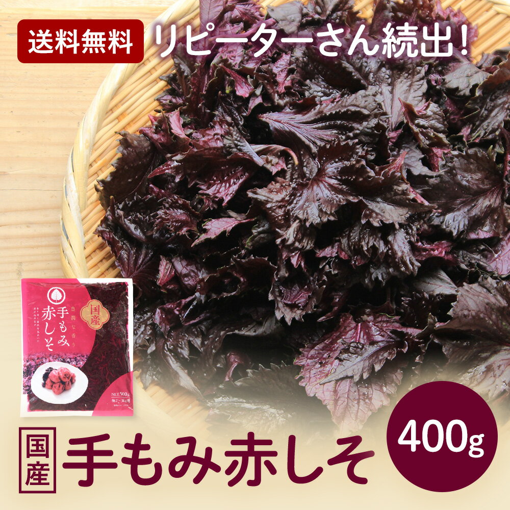 Preserving In Salt - ●国産手もみ赤紫蘇400g袋 1袋【送料無料】 しその葉塩漬 もみしそ 赤しそ漬け物用 紫蘇らっきょう漬け 常温保存 1袋 梅2kg〜梅3Kg用 申し込み後のキャンセルやお届け先の変更は出来ません。