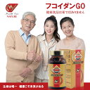 フコイダンGO 健康サポート ヌルヌル成分 フコイダン 褐藻 海藻 サプリメント エキス 抽出物 緑茶 イチョウ葉 40代 50代 60代 サプリ 日本製 送料...