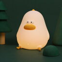 ナイトライト かわいい LED ランプ アヒル型 あひる型 USB充電式 HL-17【ダック 鳥 子供部屋 授乳 ライト かわいい 間接照明 おやすみライト 枕...