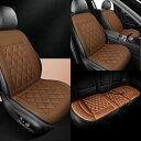 【送料無料】シートヒーター 車用 12V専用 運転席+助手席 3点セット シートカバー 電熱シート カー用品 暖房 ホットカーシート 快熱 シガーソケット 2段階温度調節 感電防止 過熱保護 電熱カバー ヒーター内蔵シート