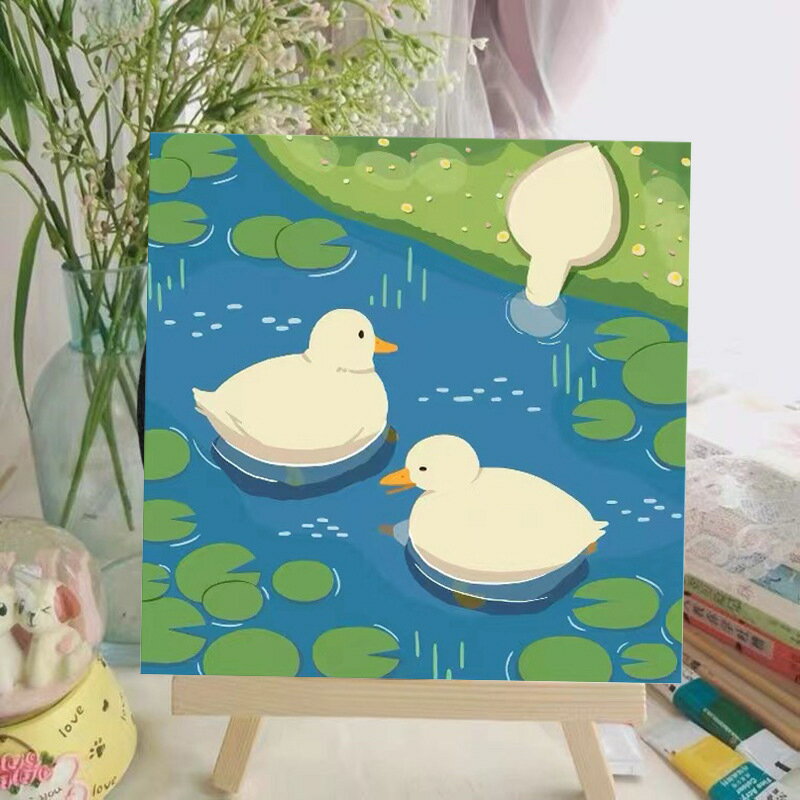 数字油絵 DIY 大人の塗り絵 子供の塗り絵 30*30cm 夏休みの宿題 インテリア 絵画 数字塗り絵 数字 油絵..