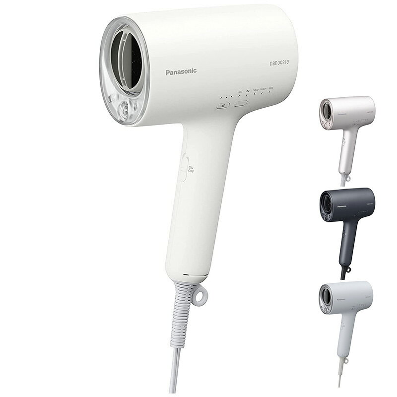 パナソニック ドライヤー ナノケア ウォームホワイト EH-NA0J-W ラベンダーピンク EH-NA0J-P ディープネイビー EH-NA0J-A ミストグレー EH-NA0J-H【Panasonic ヘアードライヤー ナノケア高浸透 かわいい おしゃれ】のサムネイル