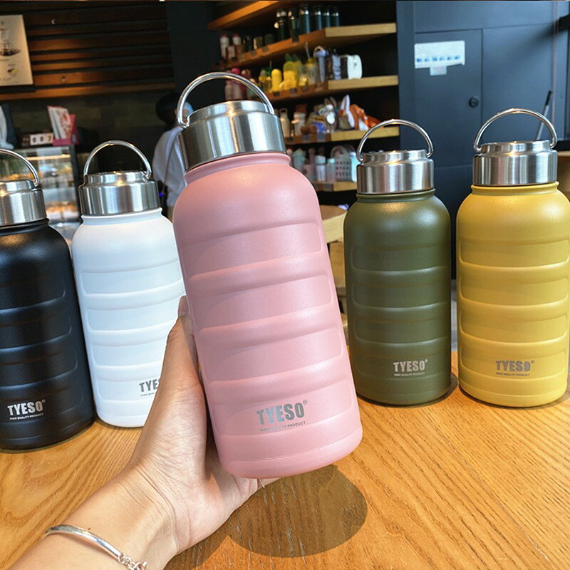 TYESO 水筒 広口 ステンレスボトル ボ