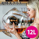 超特大 ブランデーグラス 特大 グラス ワイン ビール 12000mL【巨大 大型 パーティー 宴会 お酒 コップ インテリア 結婚式 誕生日 賞品 ゆうたろう 水槽 金魚鉢 プレゼント SNS インスタ映え】