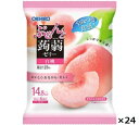 果汁を23％使用。美味しく手軽なプチサイズの蒟蒻ゼリーです。押し出して食べることで吸い込みを防止できる安心安全な形態になっています。小腹がすいた時の手軽なおやつとしてお召し上がりいただけます。 ジューシーで甘酸っぱい白桃を、蒟蒻ゼリーのやみつき食感とともにお楽しみください。 原材料名：果糖ぶどう糖液糖(国内製造)、砂糖、果汁（もも、リンゴ）、還元水飴、蒟蒻粉／ゲル化剤（増粘多糖類）、酸味料、香料、塩化カリウム、甘味料（アセスルファムK、スクラロース）ORIHIRO,オリヒロ,こんにゃく,ゼリー,白桃,ピーチ,果実,アソート,パウチ,個装,おやつ,おなか,やさしい,やみつき,食感