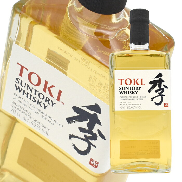 ウイスキー 43度 季 TOKI ブレンデッド ジャパニーズ ウイスキー 700ml 瓶 1本 逆輸入