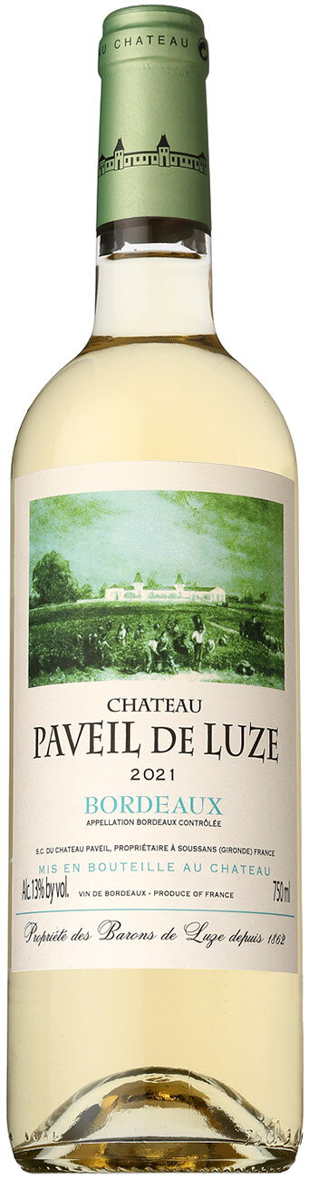 シャトー パヴェイユ ド リューズ ブラン [2021] 750ml 白CHATEAU PAVEIL DE LUZE CHATEAU PAVEIL DE LUZE BLANC mashimo-10053652 酒宝庫 MASHIMO パッケージ画像