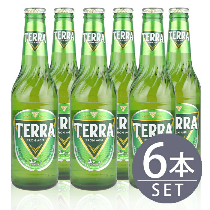 JINRO TERRA ビール 330ml 小瓶 6本 [韓国]