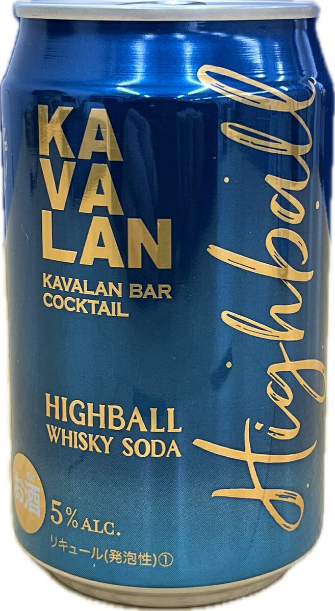 ウイスキー カバラン バー カクテル ハイボール ウイスキーソーダ 320ml 缶 24本 1ケース 1