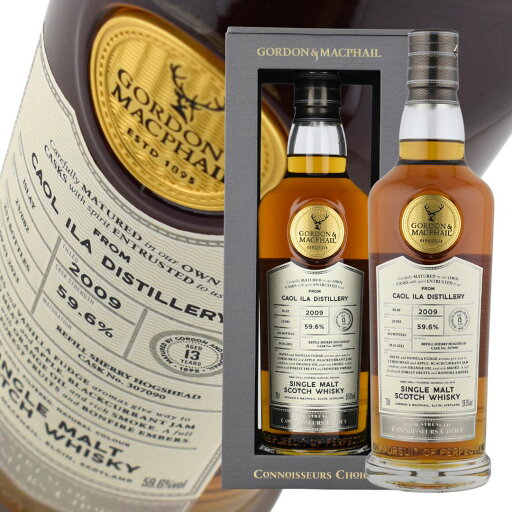 ウイスキー 59.6度 カリラ 2009 13年 G&M コニサーズチョイス カスクストレングス 700ml 1本 正規 ウイスキー 59.6度 カリラ 2009 13年 G&M コニサーズチョイス カスクストレングス 700ml 1本 正規