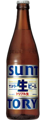 瓶ビール 中瓶 サントリー 生ビール トリプル生 500ml 1本 瓶ビール 中瓶 サントリー 生ビール トリプル生 500ml 1本