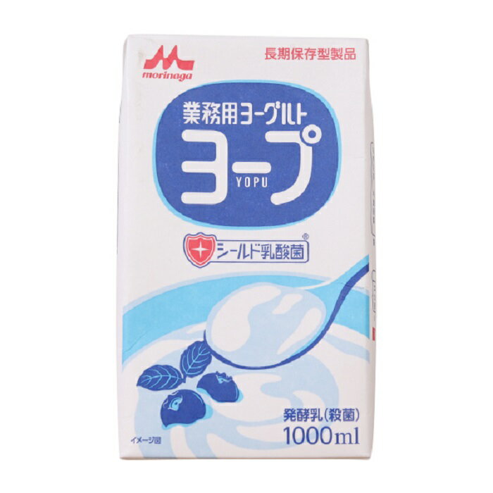 森永乳業 ヨープN シールド乳酸菌 1000ml×1個 業務用ヨーグルト 〔冷蔵〕〔送料無料〕