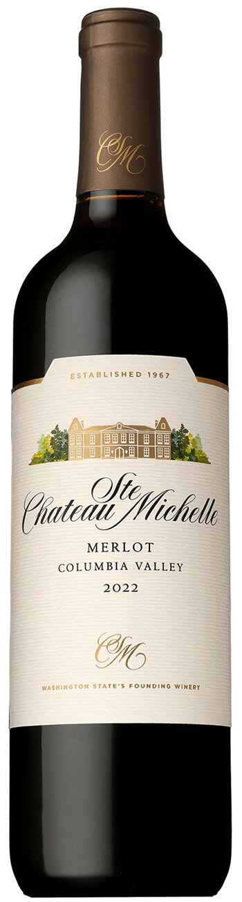 Rakuten - シャトー サン ミッシェル コロンビア ヴァレー メルロ [2022] 750ml 赤 CHATEAU STE MICHELLE COLUMBIA VALLEY MERLOT