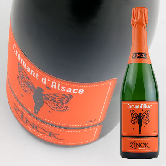 楽天酒宝庫　MASHIMOドメーヌ　ジンク / 　クレマンダルザス　ブリュット　[NV]　750ml・白泡　【Paul Zinck】 Cremant d’Alsace Brut