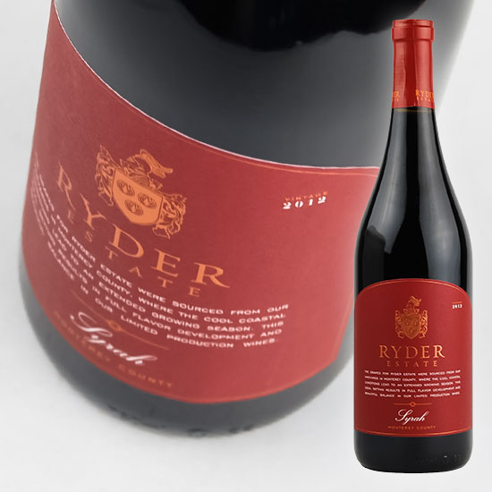 ライダー　エステート　シラー　[2019]　750ml　赤　Ryder Estate　 Syrah