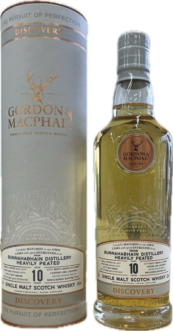 ウイスキー 43度 ブナハーブン 10年 ディスカバリー スモーキー 700ml 1本 正規
