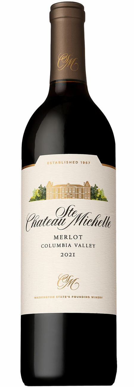 樂天商城 - 〇シャトー サン ミッシェル コロンビア ヴァレー メルロ [2021] 750ml 赤CHATEAU STE MICHELLE COLUMBIA VALLEY MERLOT