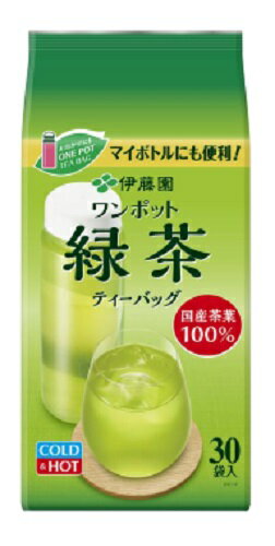 伊藤園 ワンポットエコティーバッグ 抹茶入り緑茶 30袋入×10個