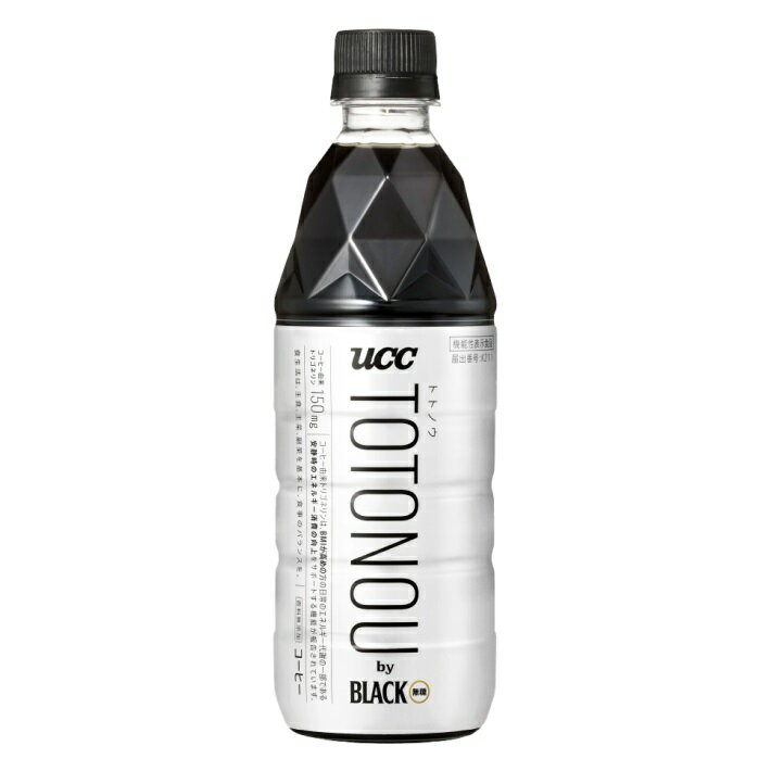 UCC TOTONOU by BLACK 無糖 500mlペット×1本 機能性表示食品 ととのう ブラックコーヒー