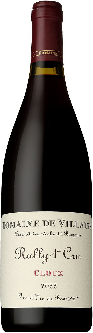 Rakuten - 〇ドメーヌ ド ヴィレーヌ リュリー プルミエクリュ ルージュ クル [2022] 750ml 赤DOMAINE DE VILLAINE RULLY PREMIER CRU ROUGE CLOUX