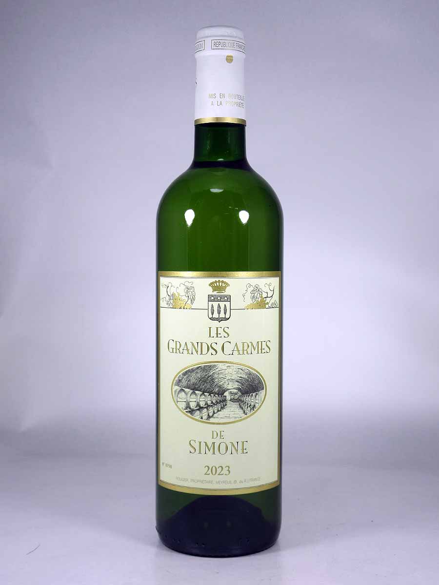 ●シャトー シモーヌ I．G．P． ペイ デ ブーシュ デュ ローヌ ブラン レ グラン カルム シモーヌ  750ml 白 Chateau SIMONE I.G.P. Pays des Bouches du Rhone Blanc Les Grands Carmes de Simone