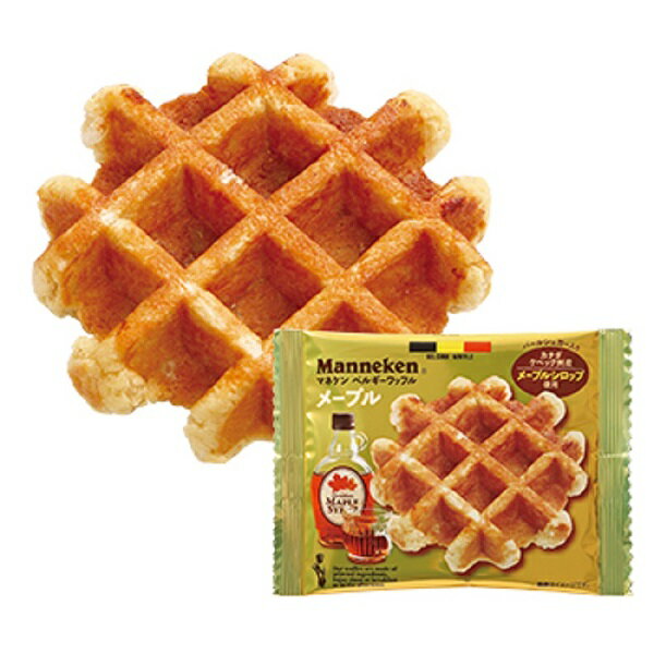 〔賞味期限2026年2月21日〕マネケン ベルギーワッフル ≪メープルワッフル≫ 6個入 1箱 〔訳アリ〕〔割引〕〔現品限り〕...