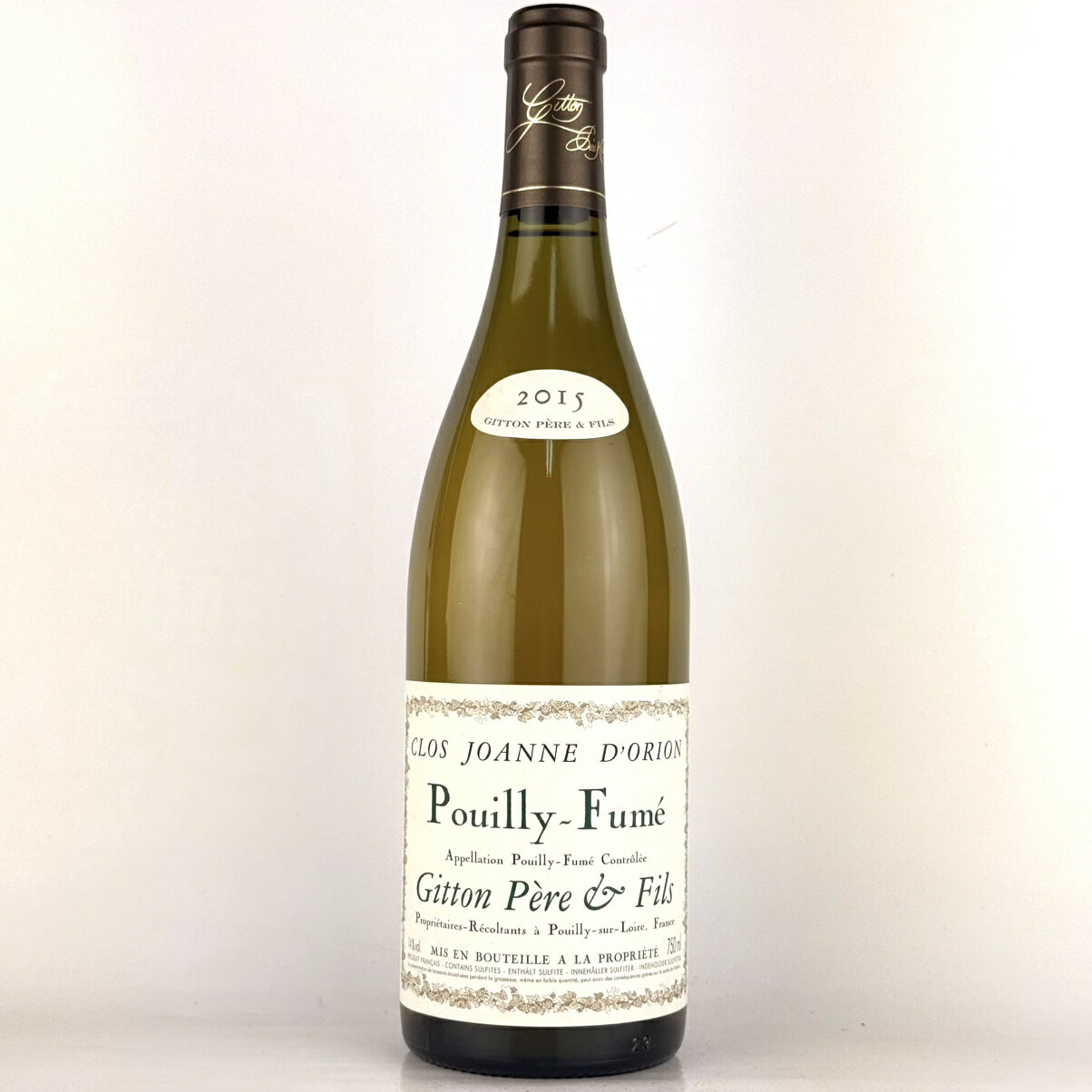 ドメーヌ ジットン プイィ フュメ クロ ジョアンヌ ドリオン  750ml 白 Domaine Gitton P?re et Fils Pouilly Fum? Clos Joanne d'Orion