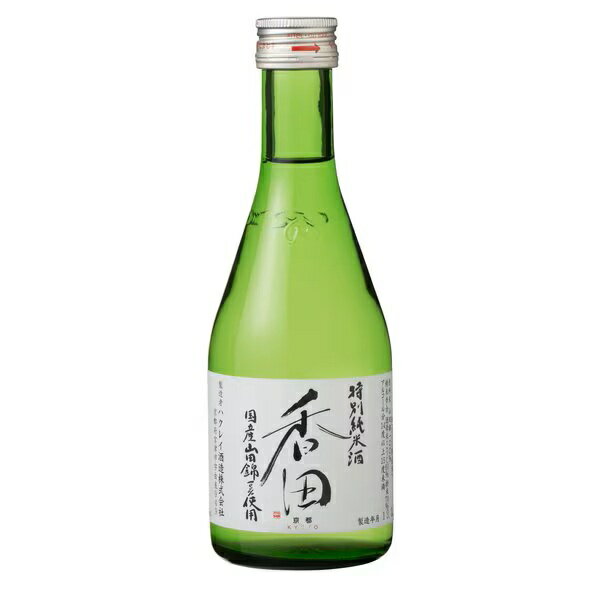 京都・丹後の地で酒造りを続けるハクレイ酒造が醸す「香田 特別純米酒」。 米の旨みをしっかりと引き出しながら、すっきりとした飲み口に仕上げた、食中酒に最適な特別純米酒です。 厳選した国産米を使用し、丁寧な仕込みによって生まれる豊かな旨みとやわらかな香りが特徴。口に含むと米本来のふくよかな味わいが広がり、後味は軽やかでキレの良い仕上がりとなっています。 冷酒では爽やかな香りとすっきりとした味わいを、常温では米の旨みをより豊かに感じることができます。また、ぬる燗にするとやさしい甘みとコクが引き立ち、季節を問わずさまざまな楽しみ方ができます。香田,特別純米酒,ハクレイ酒造,300ml,日本酒,純米酒,特別純米,京都,丹後,地酒,国産米,米の旨み,