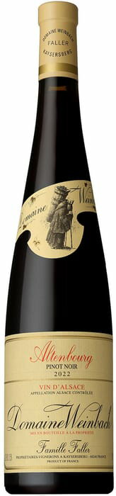 〇ドメーヌ ヴァインバック ピノ ノワール アルテンブルグ  750ml 赤DOMAINE WEINBACH PINOT NOIR ALTENBOURG