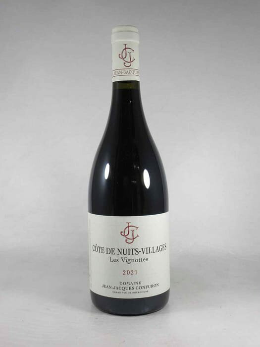 ●ジャン ジャック コンフュロン コート ド ニュイ ヴィラージュ レ ヴィニョット  750ml 赤Jean Jacques CONFURON Cote de Nuits Villages Les Vignottes