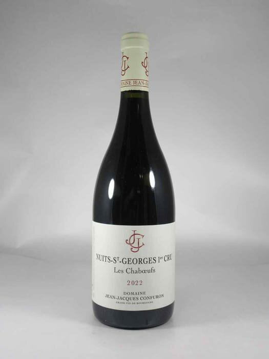 ●ジャン ジャック コンフュロン ニュイ サン ジョルジュ プルミエ クリュ レ シャブフ  750ml 赤Jean Jacques CONFURON Nuits Saint Georges 1er Cru Les Chaboeufs