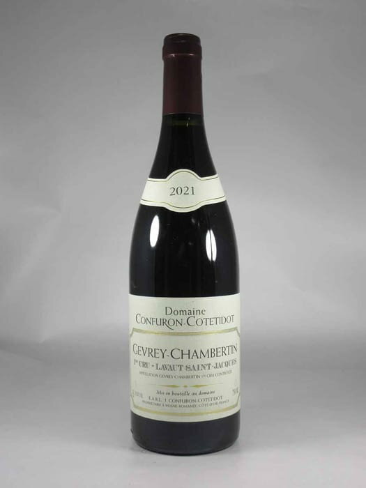 ●コンフュロン コトティド ジュヴレ シャンベルタン プルミエ クリュ ラヴォー サン ジャック  750ml 赤CONFURON COTETIDOT Gevrey Chambertin 1er Cru Lavaut Saint Jacques