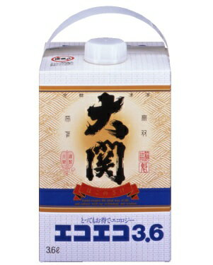 樂天商城 - 大関 エコエコパック 3600ml 3.6L パック酒 清酒 日本酒 大容量