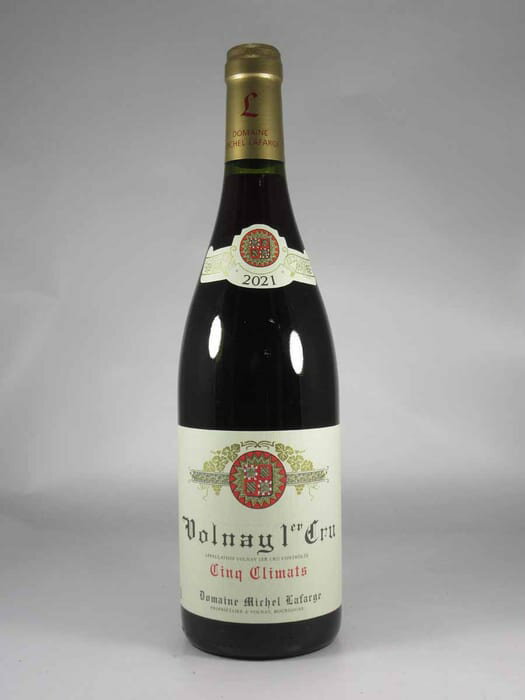 ●ミシェル ラファルジュ ヴォルネイ プルミエ クリュ サンク クリマ  750ml 赤Michel LAFARGE Volnay 1er Cru Cinq Climats