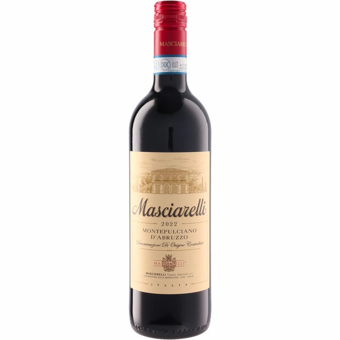 ●マシャレッリ リネア クラッシカ モンテプルチアーノ ダブルッツォ  750ml 赤Masciarelli Tenute Agricole srl Linea Classica Montepulciano d'Abruzzo