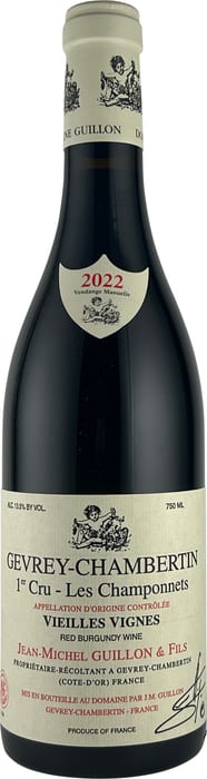 〇ジャン ミッシェル ギュイヨン ジュヴレ シャンベルタン プルミエ クリュ シャンポネ  750ml 赤Jean Michel Guillon Gevrey Chambertin 1er Cru Champonnets