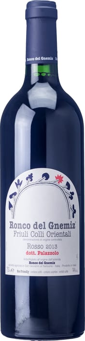 〇ロンコ デル ニエミツ ロッソ ドットール パラッツォーロ  750ml 赤Ronco del Gnemiz Rosso Dottor Palazzolo