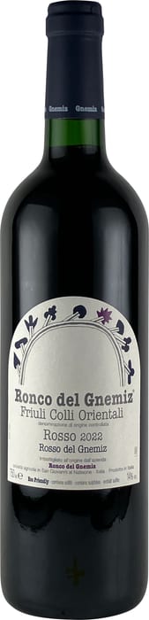 〇ロンコ デル ニエミツ ロッソ デル ニエミツ  750ml 赤Ronco del Gnemiz Rosso del Gnemiz
