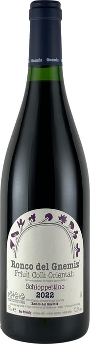 〇ロンコ デル ニエミツ スキオペッティーノ  750ml 赤Ronco del Gnemiz Schioppettino