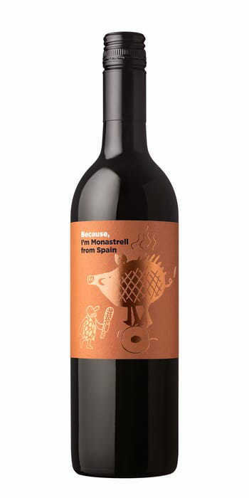 〇ビコーズ アイム モナストレル フロム スペイン  750ml 赤Because， I’m Monastrell from Spain