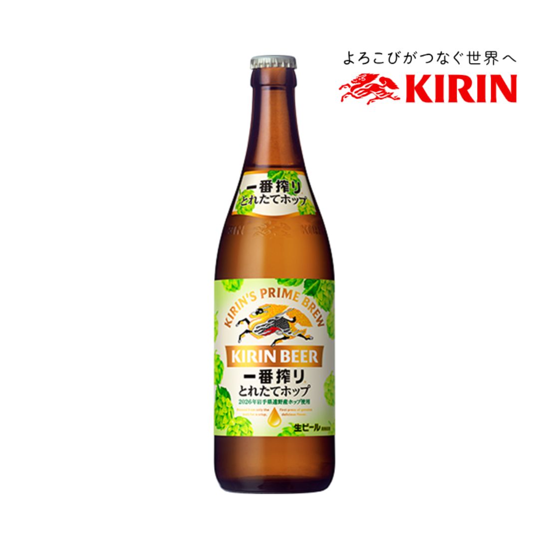 予約販売 11月17日発売予定 瓶ビール キリン一番搾り とれたてホップ生ビール 中瓶 500ml 1本