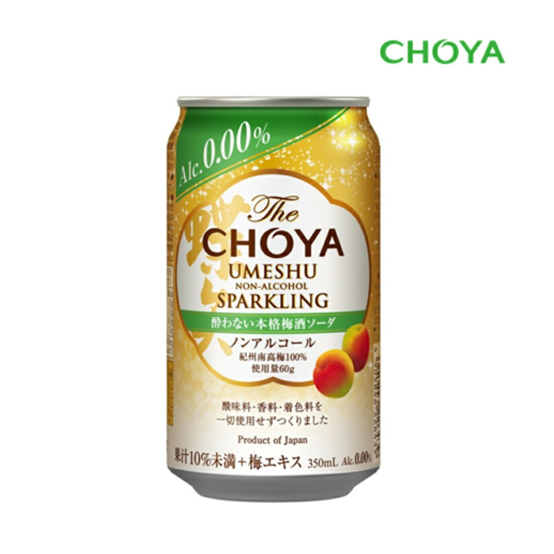 予約販売 9月22日発売予定 The CHOYA 酔わない本格梅酒ソーダ 350ml 缶 24本 1ケース
