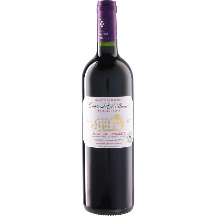 ●シャトー ル マノワール [2023] 750ml 赤Chateau Le Manoir Cuvee des Graves mashimo-10055461 酒宝庫 MASHIMO パッケージ画像