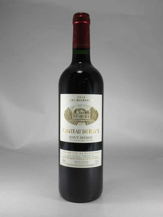 〇ボルドー オー メドック シャトー デュ ロウ [2018] 750ml 赤Bordeaux Haut Medoc Ch du Raux mashimo-10057414 酒宝庫 MASHIMO パッケージ画像