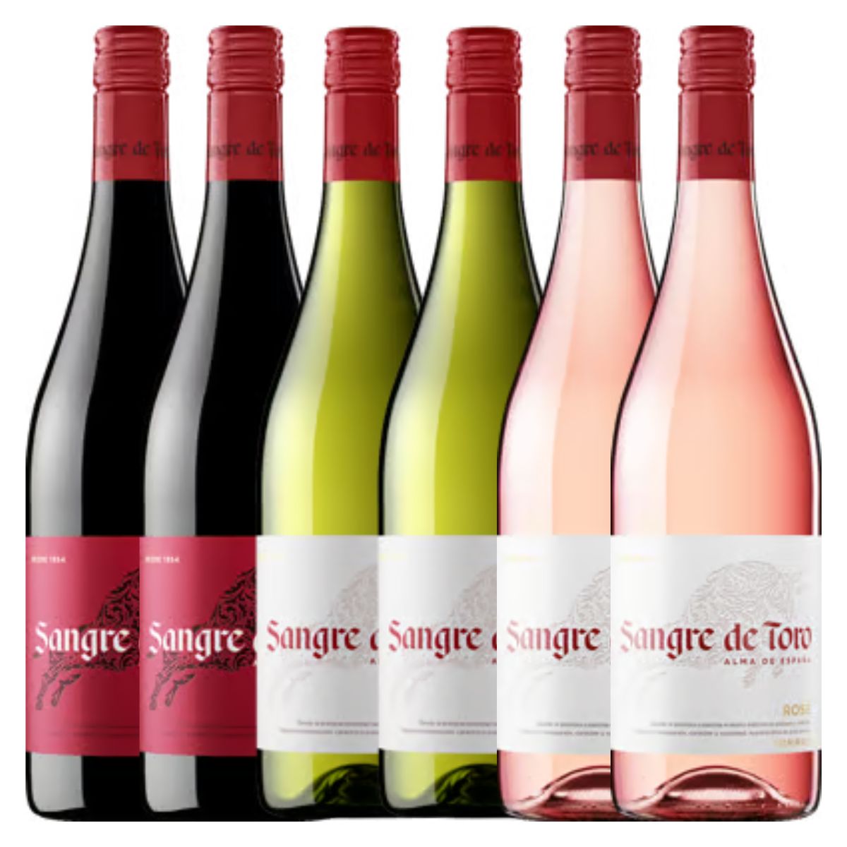 ワインセット トーレス サングレ デ トロ オリジナル ルージュ＆ブランコ＆ロゼ 赤白ロゼ3種アソートセット 750ml×各2本 計6本セット 送料無料トーレス,赤,白,セット,750ml