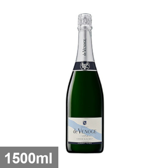 ドゥ　ヴノージュ / 　コルドン　ブルー　ブリュット　［NV］　白　1500ml　マグナムボトル　【de Venoge】 Cordon Bleu Brut (1500ml) NV