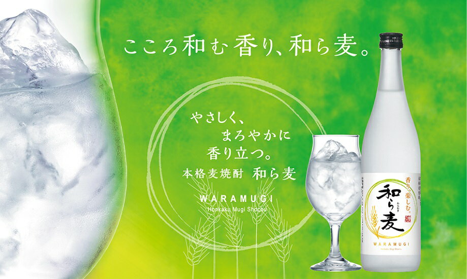 【サッポロビール】25° 麦焼酎 和ら麦 720ml